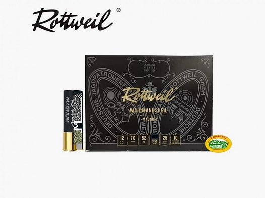 ROTTWEIL patronen Waidmanncheil Magnum kal.12 gr.52 pb.1