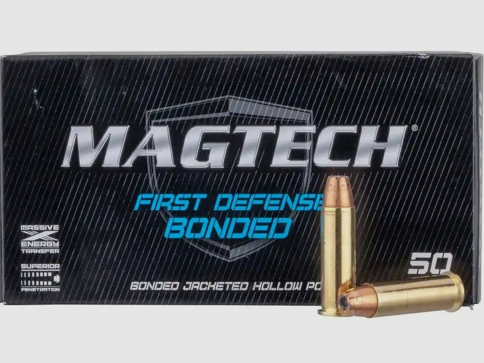 .38 Special+P JHP Bonded 8,0g/124grs. Magtech