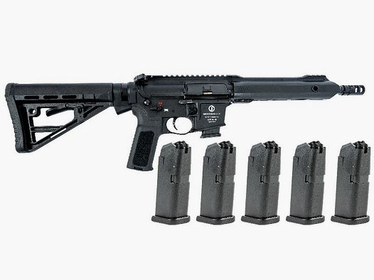 SCHMEISSER AR15-9 Sport S 10,5" 9mm + 5 x 10-cartouches Magasin