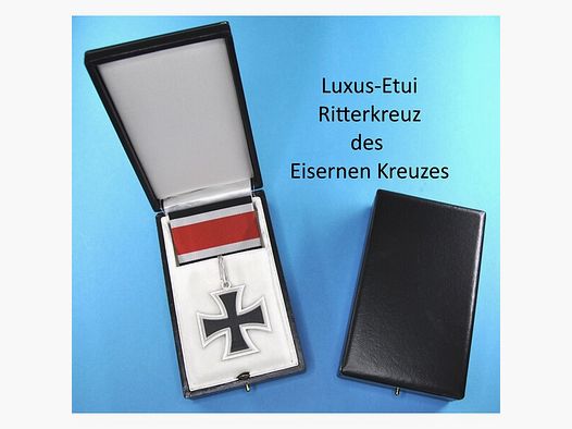 Luxus-Etui zum Ritterkreuz des Eisernen Kreuzes Repro  !!!