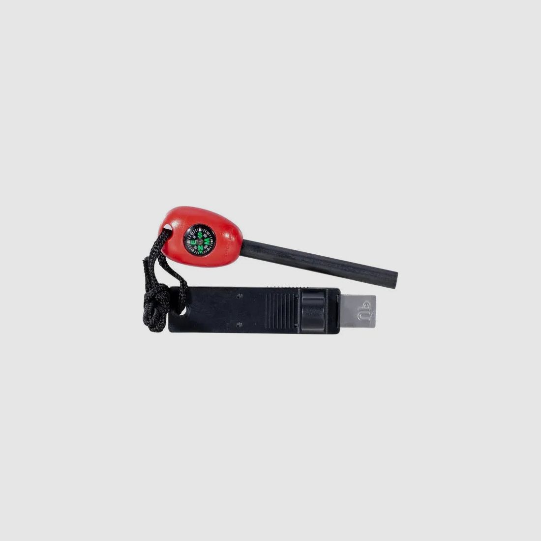 MFH MFH Feuerstarter mit Zündstein und Kompass