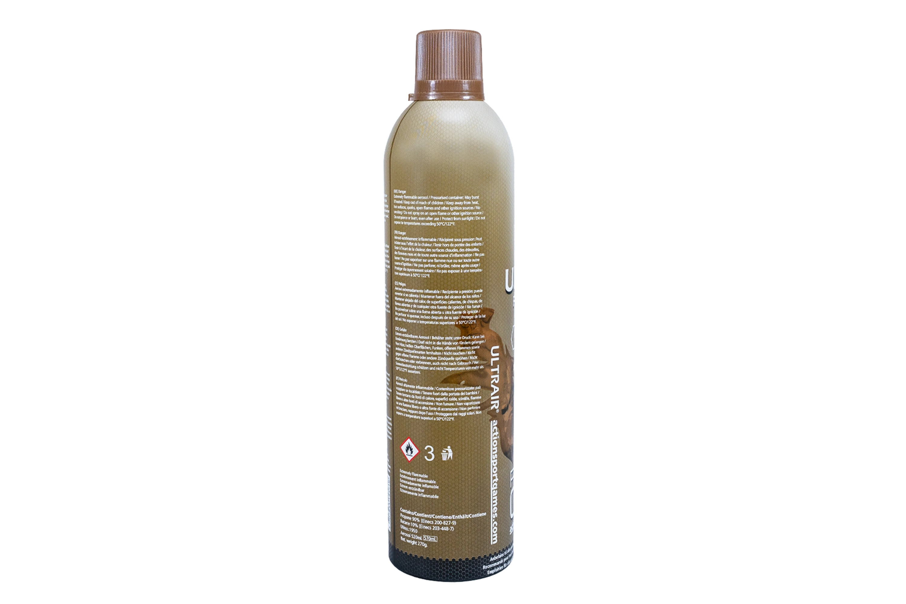 ULTRAIR Power Gas 570ml - Airsoft, Bild 3 von 3