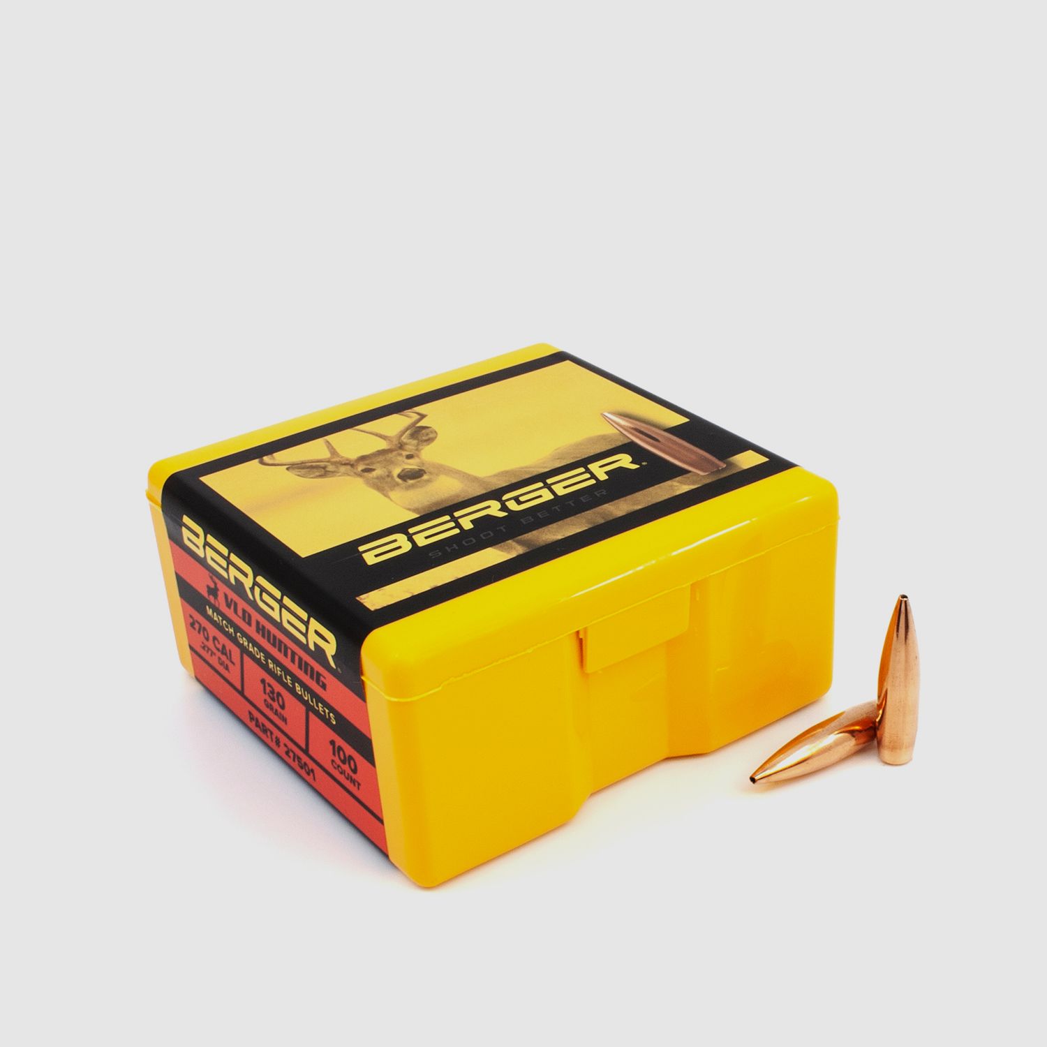 Berger Bullet .270 VLD Hunting 130GR 100 pieces