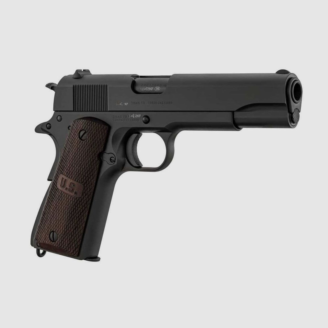 PISTOOL TISAS ZIG M 1911 A1 ZWART 5'' PARKERIZED 9X19, afbeelding 2 van 7