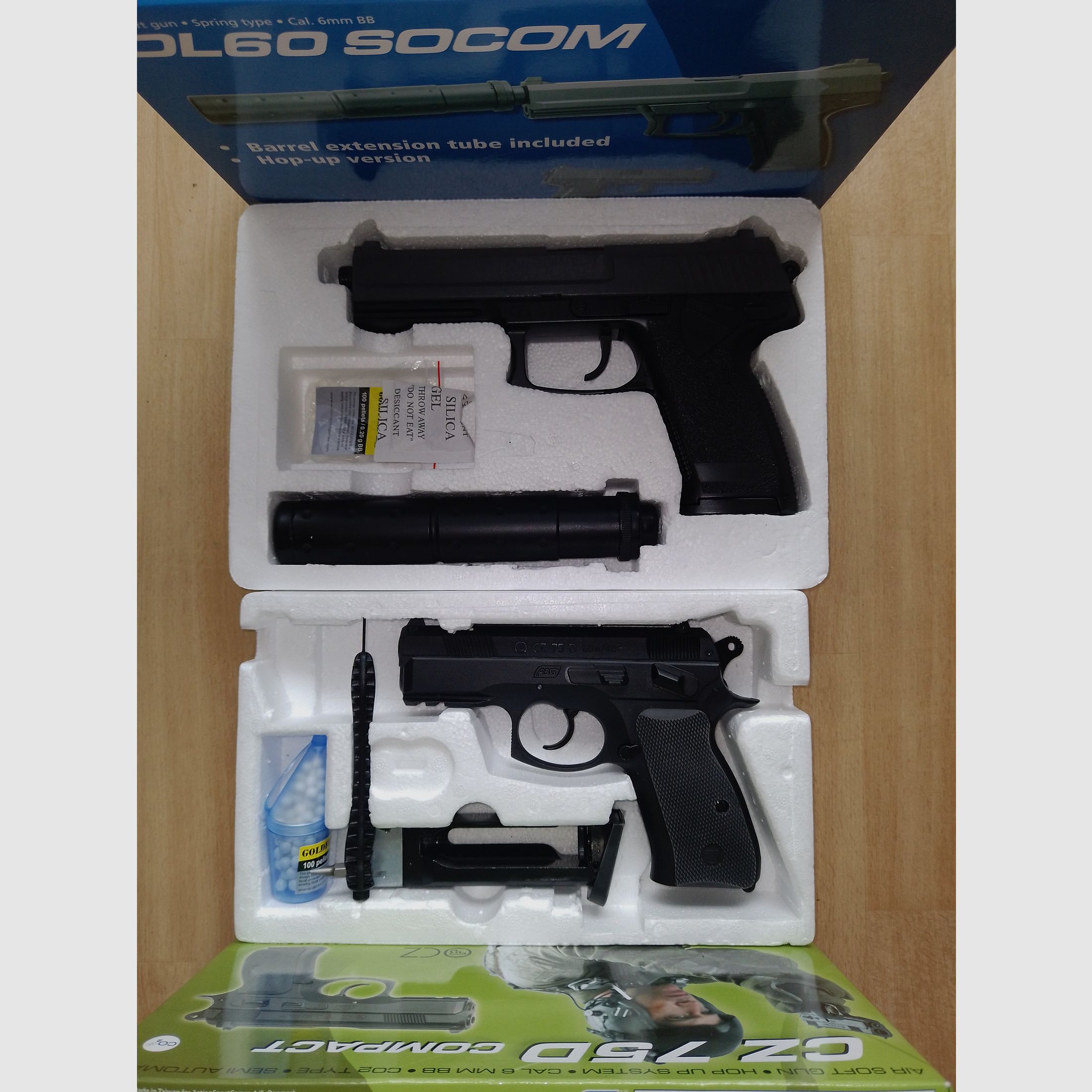 CZ 75 D Compact & DL 60 Socom 