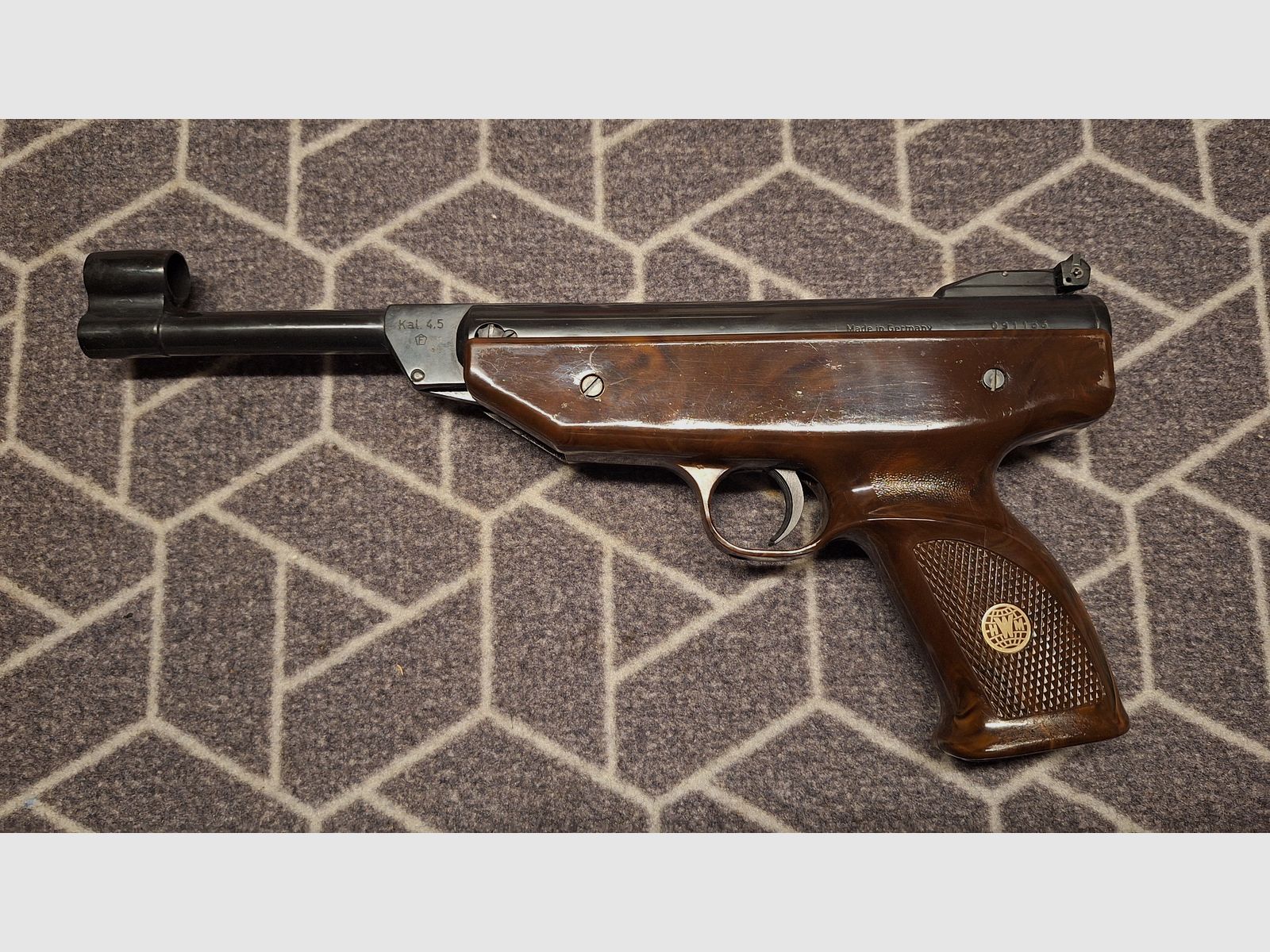 Weihrauch HW 70 pistolet à air comprimé 4,5 mm Diabolo