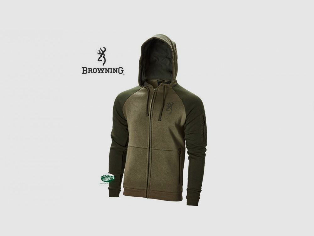 BROWNING Sweatshirt Snapshot Two Tones groen
