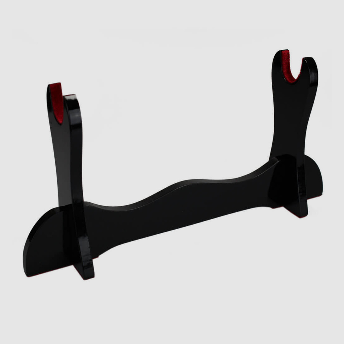 DerShogun Hochglanz Schwertstnder mit Stoffeinlagen fr 1 Schwert