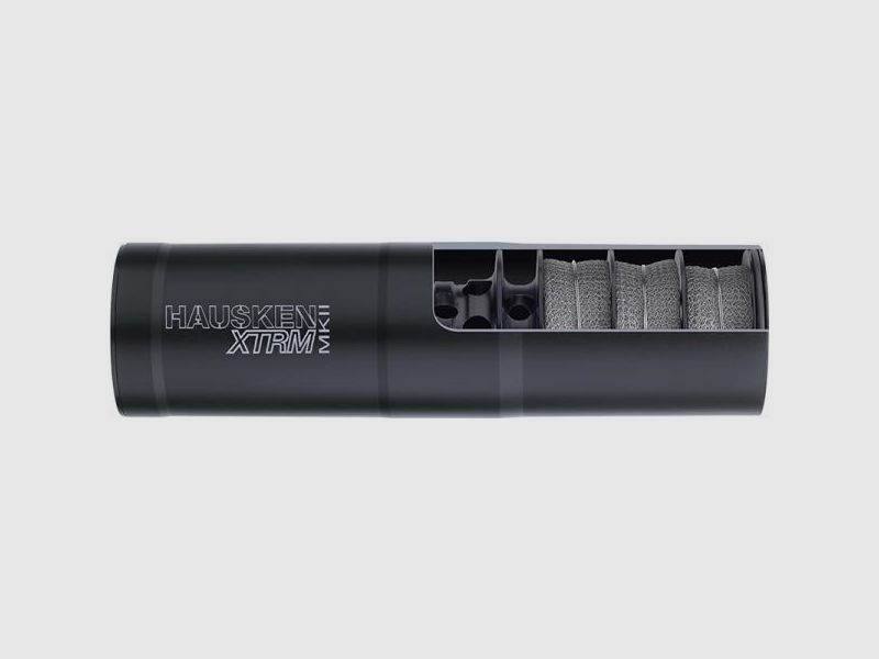 HAUSKEN Schalldämpfer f. EWB-Waffen Jakt JD224 XTRM MKII -Teleskop .338/8,6 Gewinde 18x1 (34+ dB)