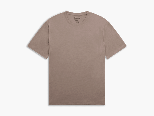Bergans Merino Light Tee Men Rock Taupe L
