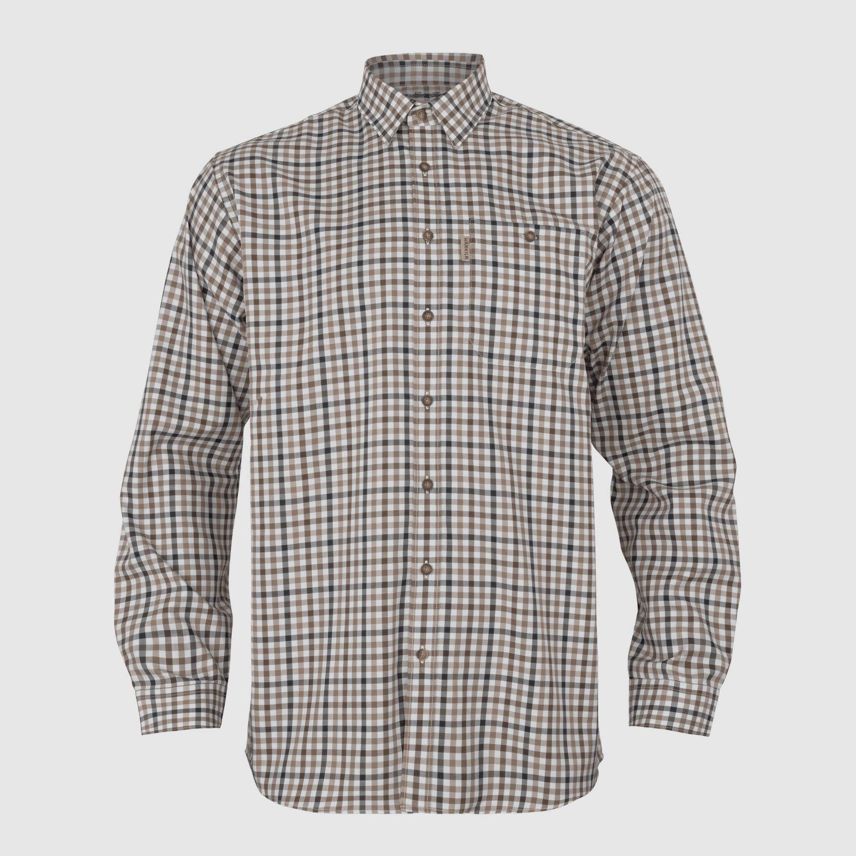 Härkila Milford Shirt Men Blue/Beige Check XL