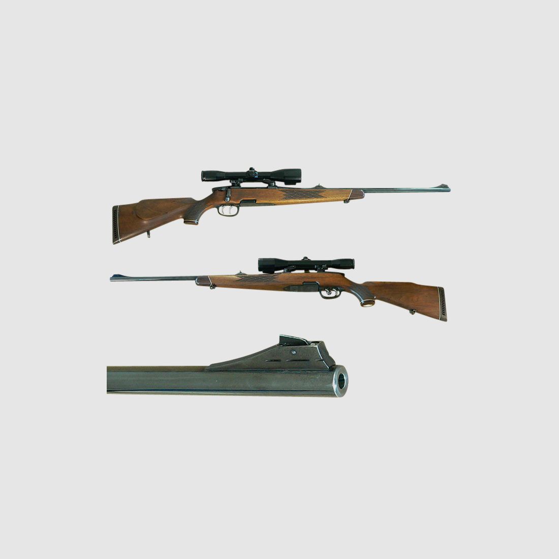 Repeater rifle Steyr-Mannlicher, caliber 7x64 with scope