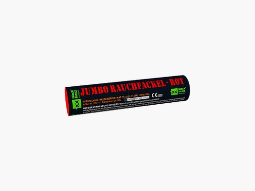 Blackboxx Jumbo Rauchfackel 100 Sek. - Rot