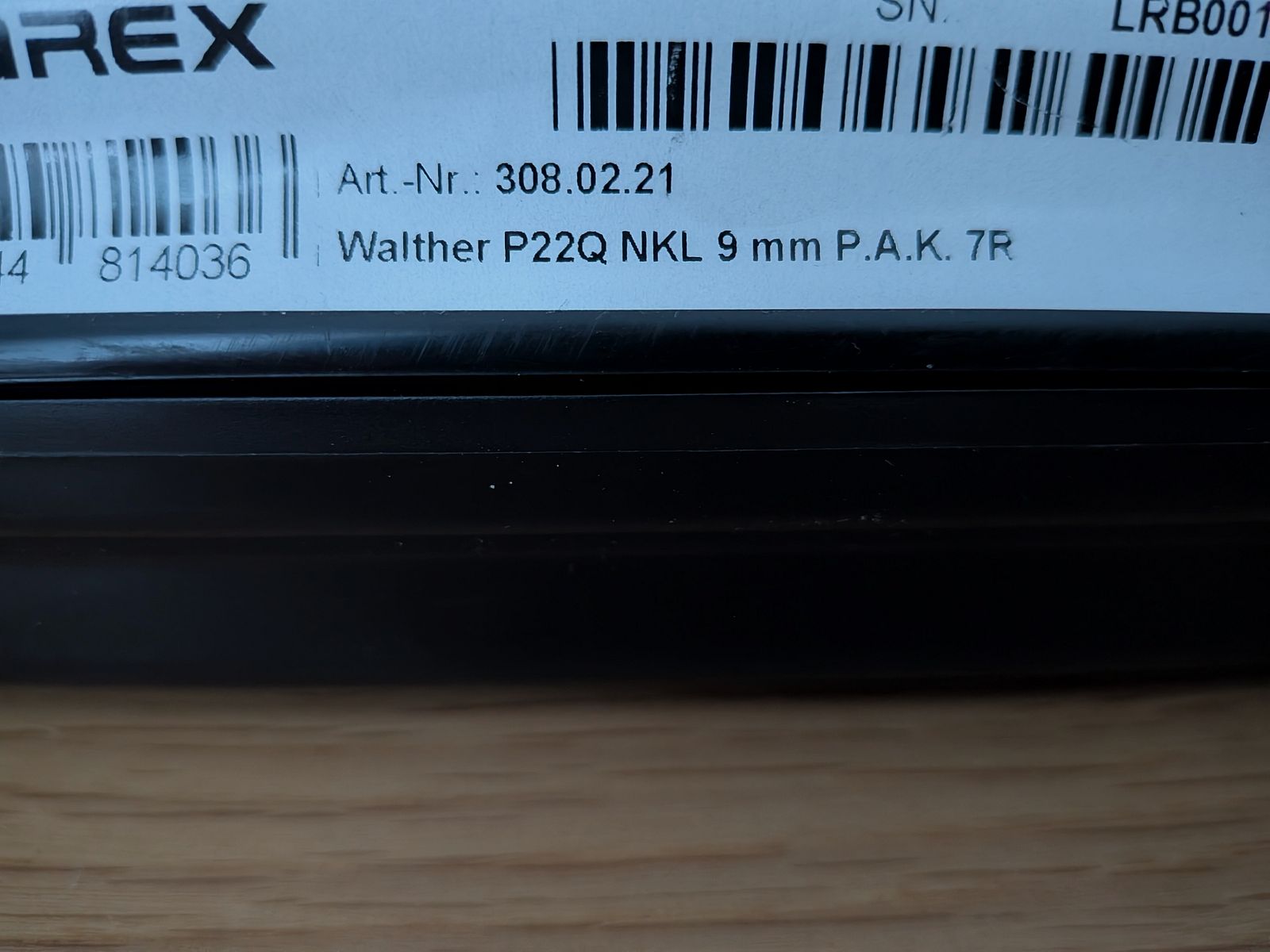 Walther P22Q Nickel 9mm P.A.K. ++ NEU++P 22 Q Schreckschuss Pistole