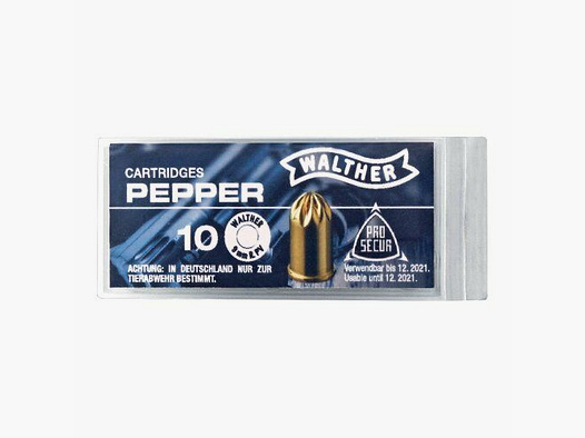 Walther Pfefferpatronen 9 mm R. PV, 10 St.