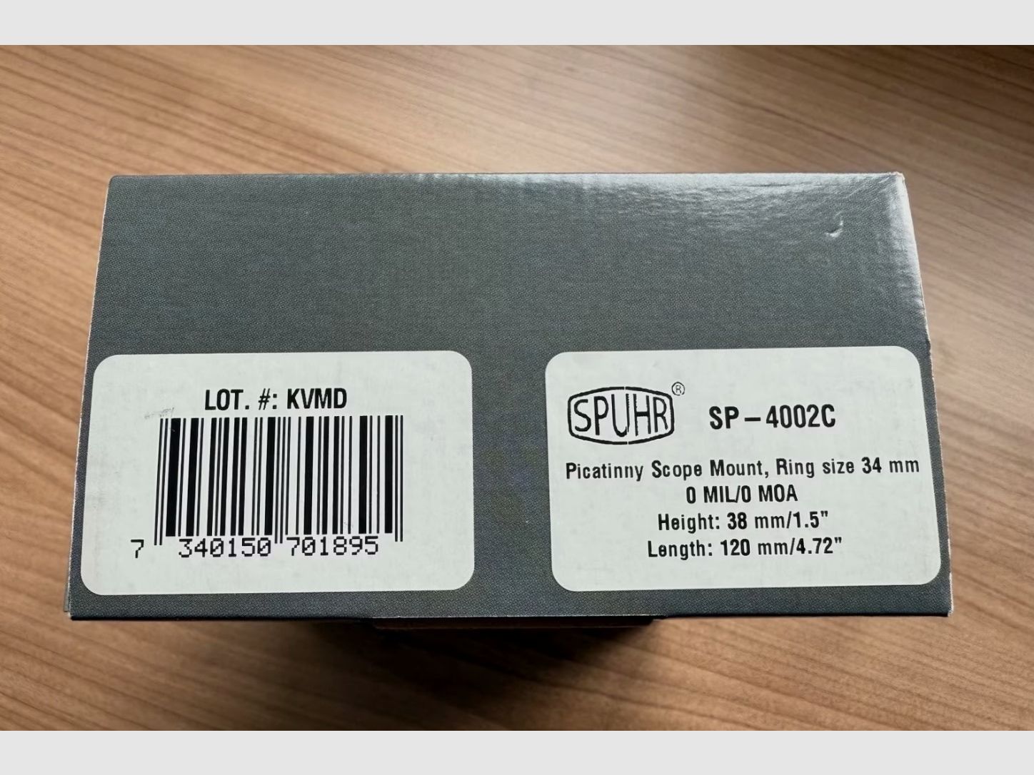 Original Spuhr SP - 4002 C / Ø34 H38mm Blockmontage Gen3 - NEU