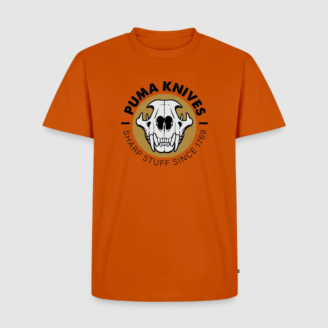 PUMA Men’s Premium T-Shirt "Skull Frontal Sharp Stuff"