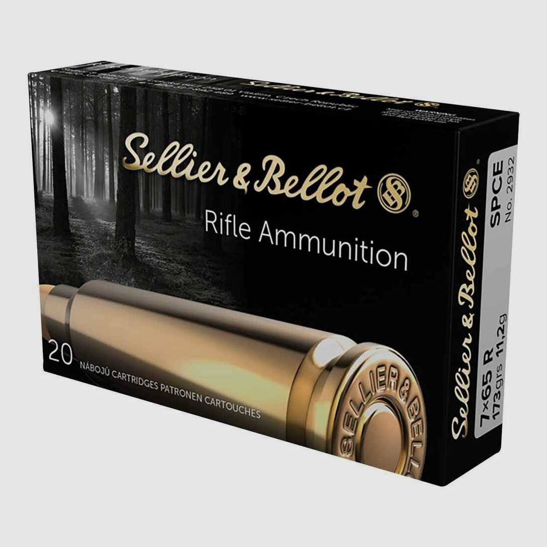 7x65 R Teilmantel SPCE 11,2g/173grs. Sellier & Bellot