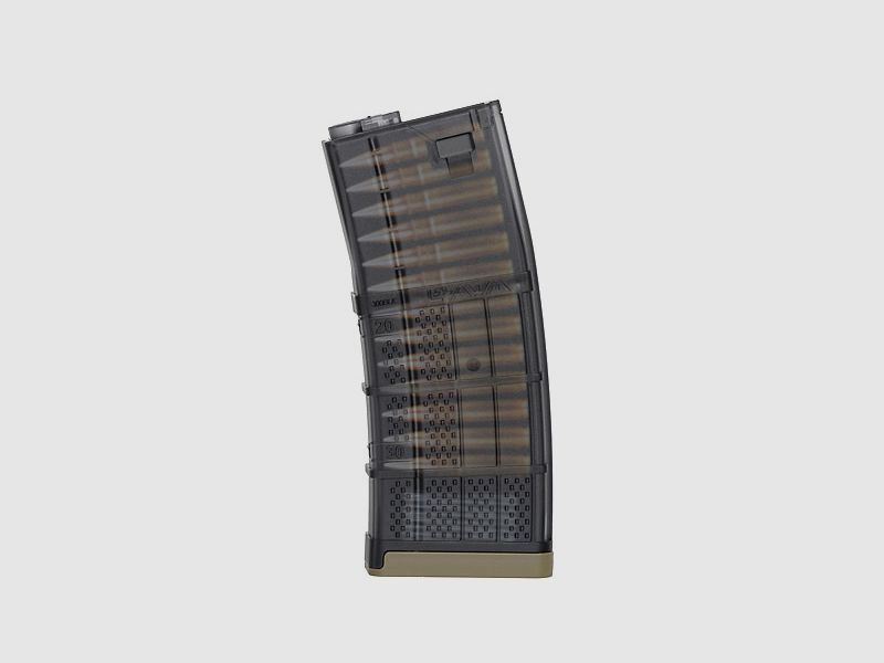 190rds Lancer L5 AWM '300 Blackout' Magazin für M4/AR15, TAN