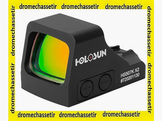 Point rouge Holosun micro panomramique HS507K X2 2 moa montage MOS et RMR