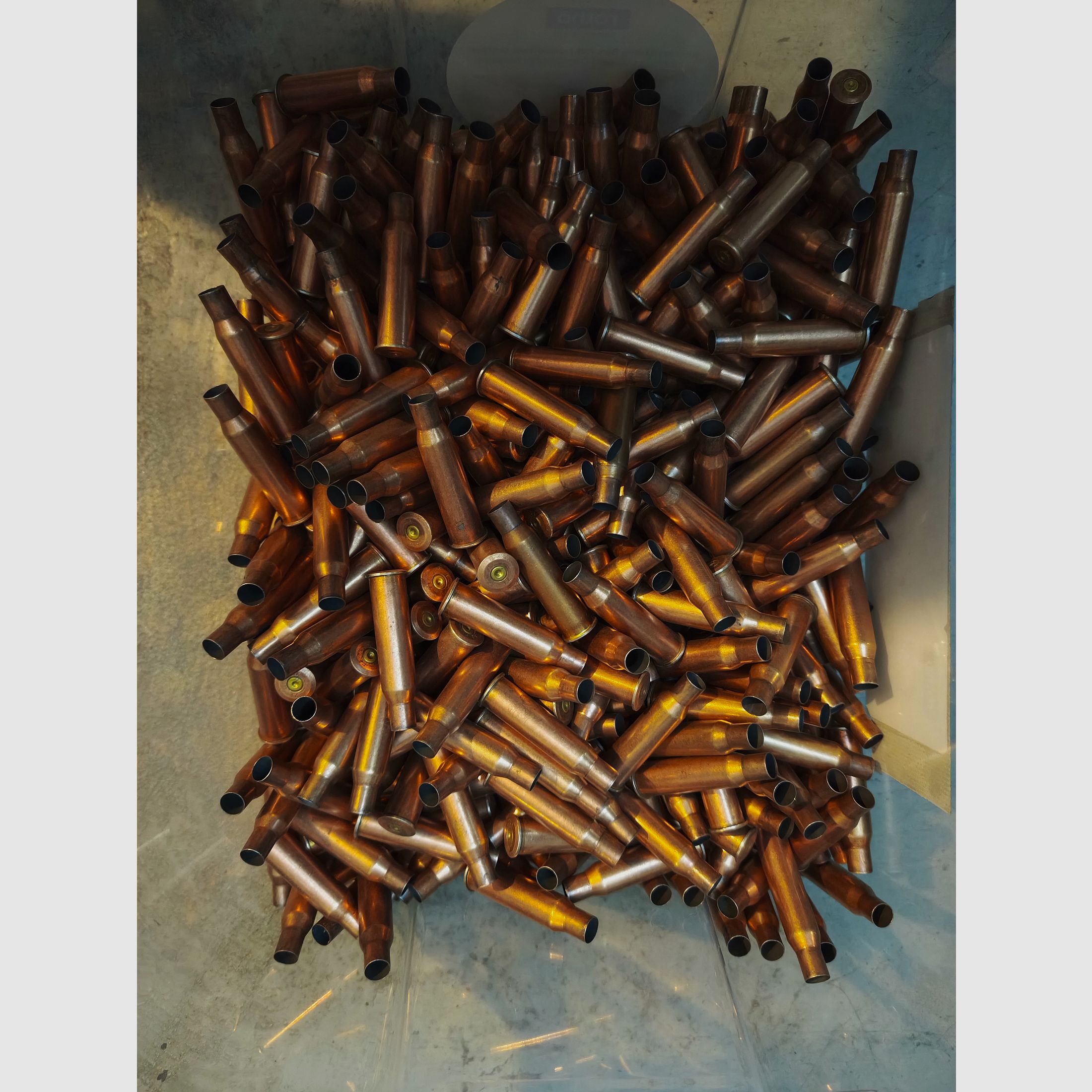 Cartuchos - Latón - 9mm Luger, .223 Rem - pulido, disparado una vez