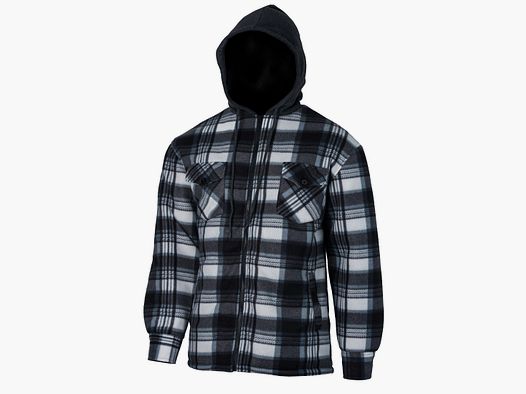 Treeland Sherpa Fleece Hemd Grau/Weiß