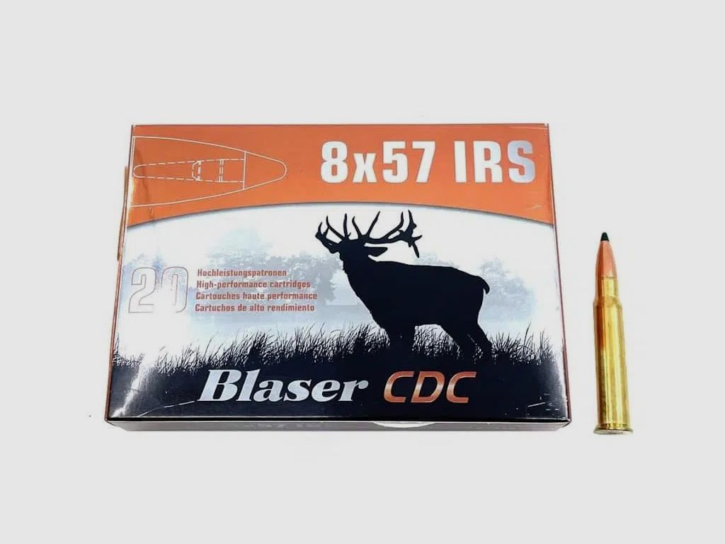 Cartridges Blaser 8x57 IRS CDC 11.0g. 170gr. Lead-free !!!