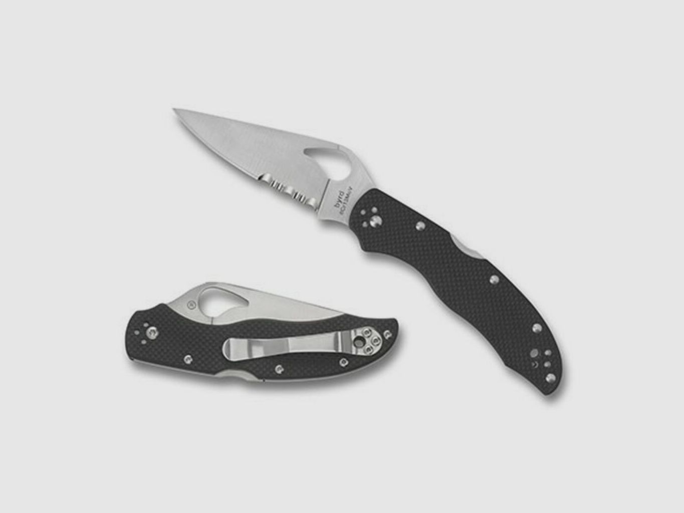 Byrd Harrier 2 Folding Knife with G-10 Handle Combined, image 2 of 2