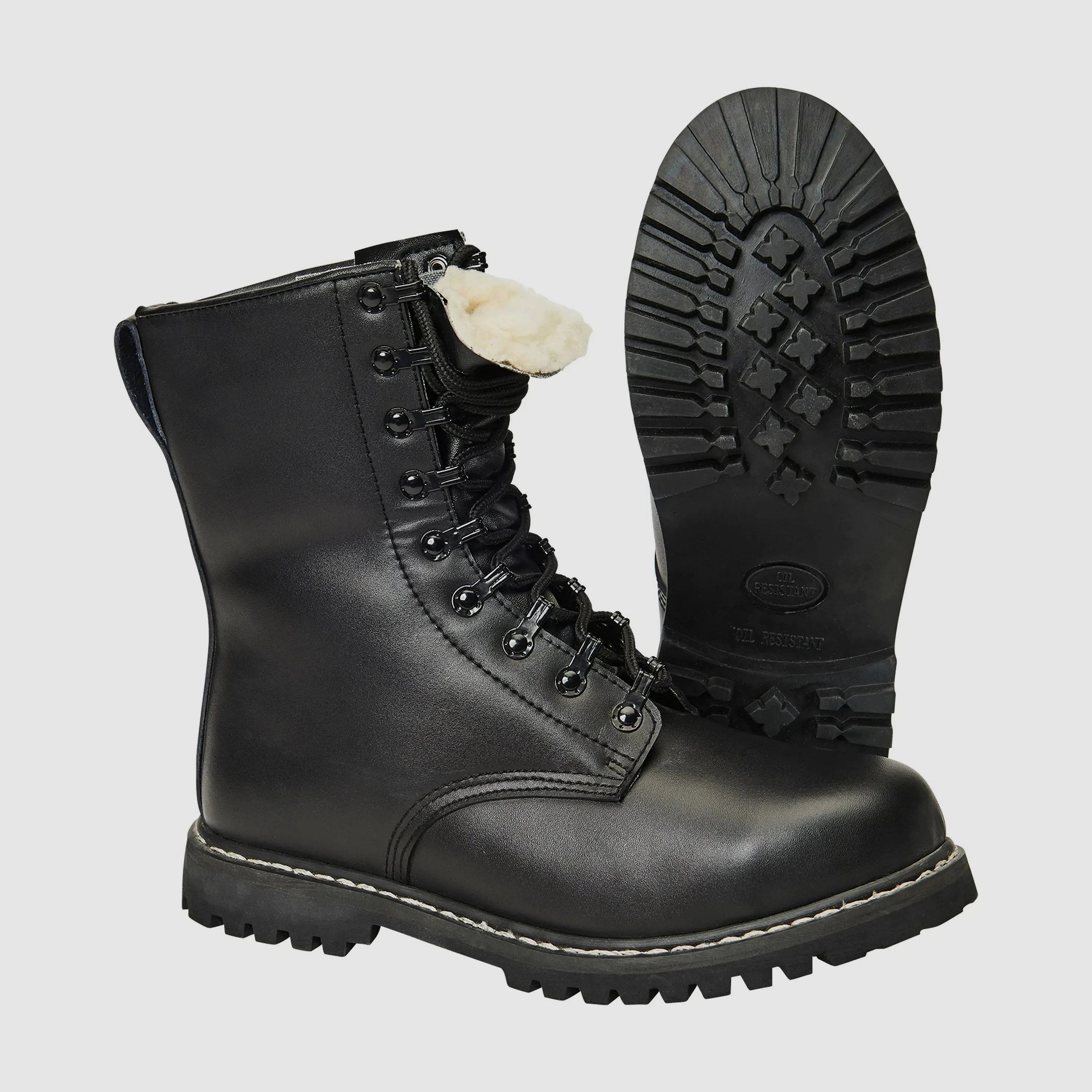 Brandit Springerstiefel mit Stahlkappe und Futter