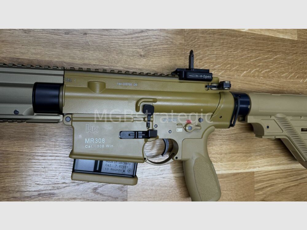 Heckler & Koch GmbH MR308 A3 SPECIAL EDITION halbautom. Büchse .308Win - G28 Patrouille Design & Technik - ähnlich HK 417 M110A1 - Upper und Lower RAL8000 beschichtet