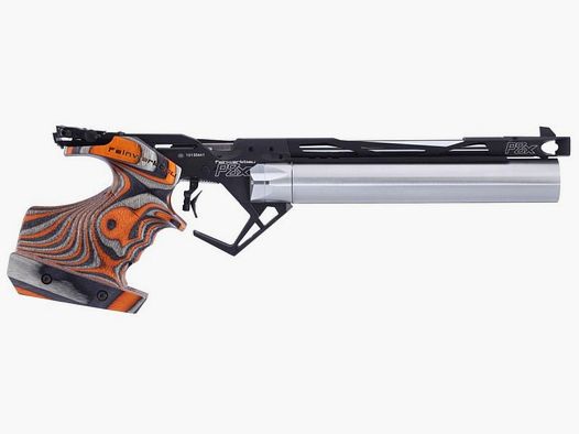 Pistolet à air comprimé Feinwerkbau P 8X en bois stratifié orange