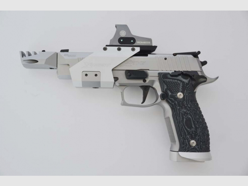 Selbstladepistole SIG-Sauer X-Five Open 9mmLuger, X-Mount Montage, Rotpunktvisier Romeo 3, 2019