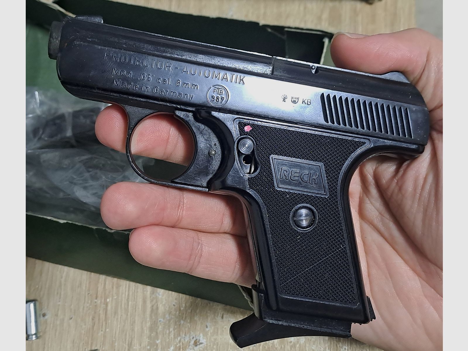 Reck Protector G5 im Kal. 8 mm Knall/ PTB 387 mit Verpackung!