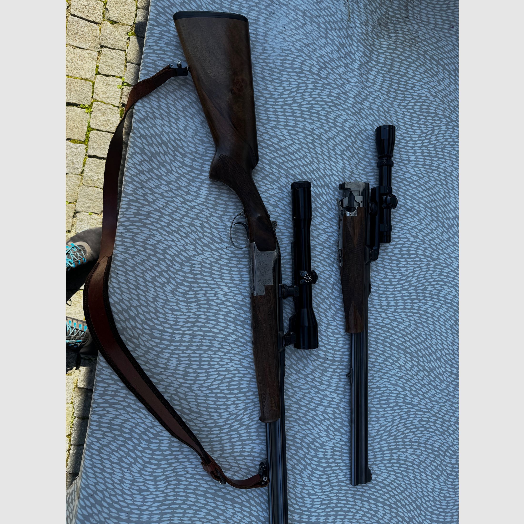 Rare FN Herstal double express rifle