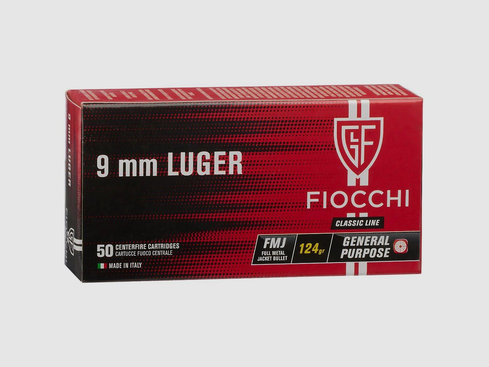 Amunicja Fiocchi 9X19 124GR FMJ