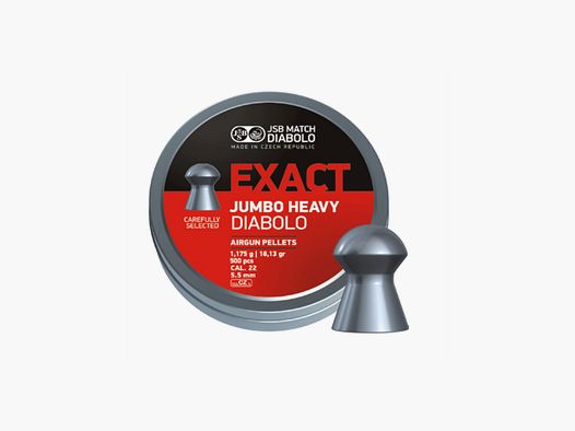 JSB EXACT JUMBO HEAVY .22 500 pcs.