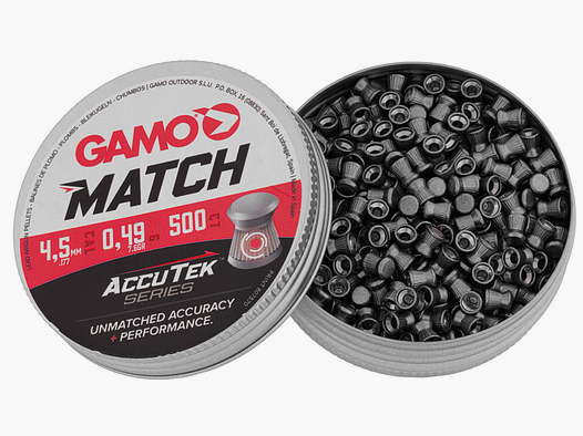 Gamo Match Accutek Blei x500 - Kal. 4,5 mm
