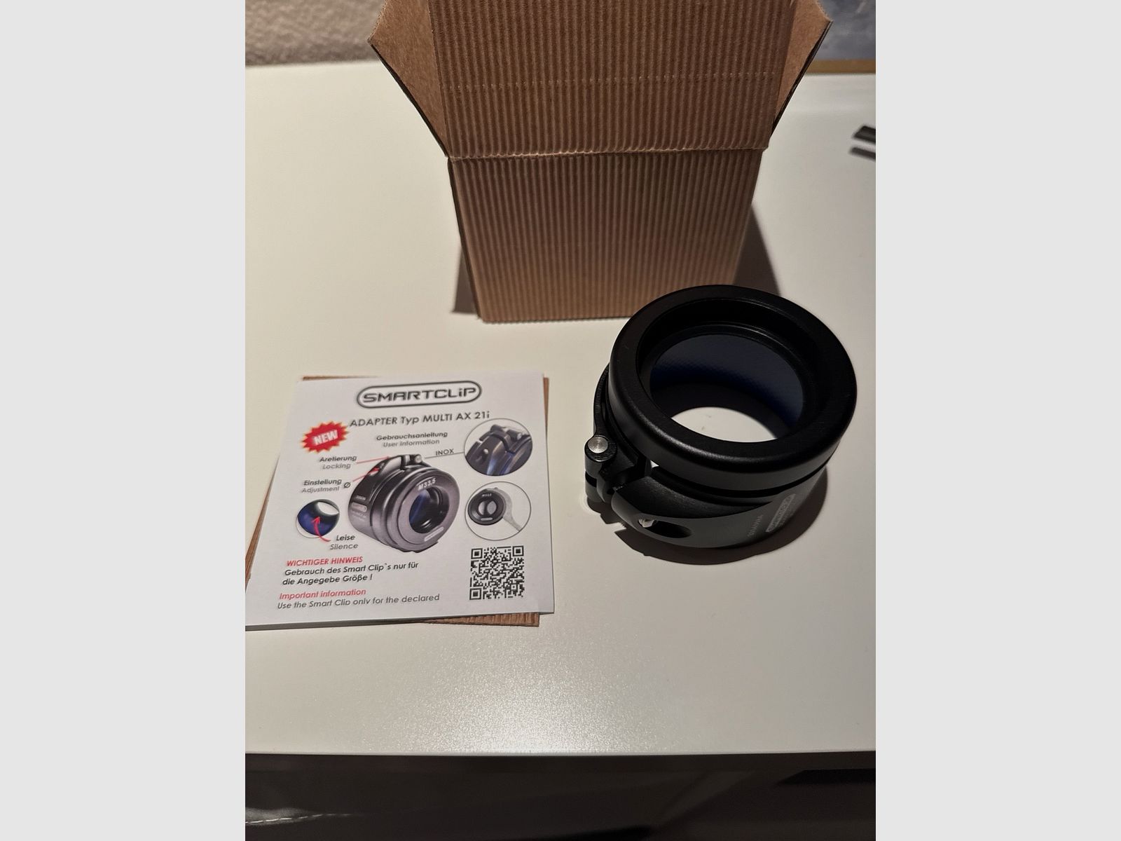 Smartclip AS D62 adaptateur de serrage 56mm lunette de visée