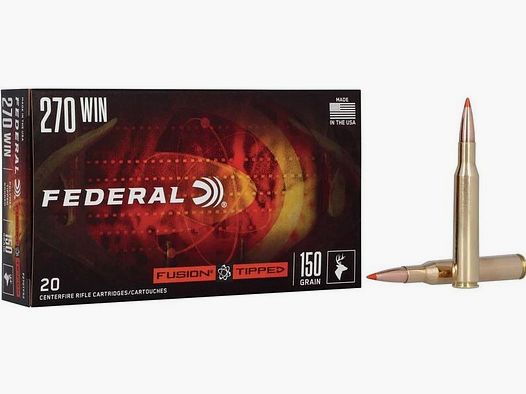 Federal Fusion Tipped .270 Win. 9,7 g / 150GR Jagdmunition – 20 Stück #F270TFS2