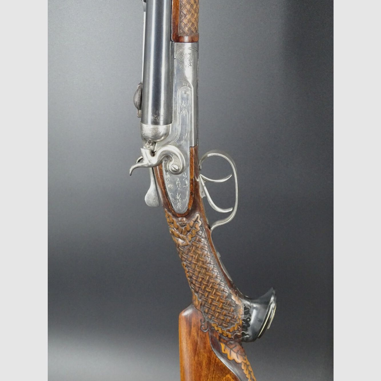 Hahndoppelflinte 16/70 Lauflänge 72cm Hahndoppelflinte