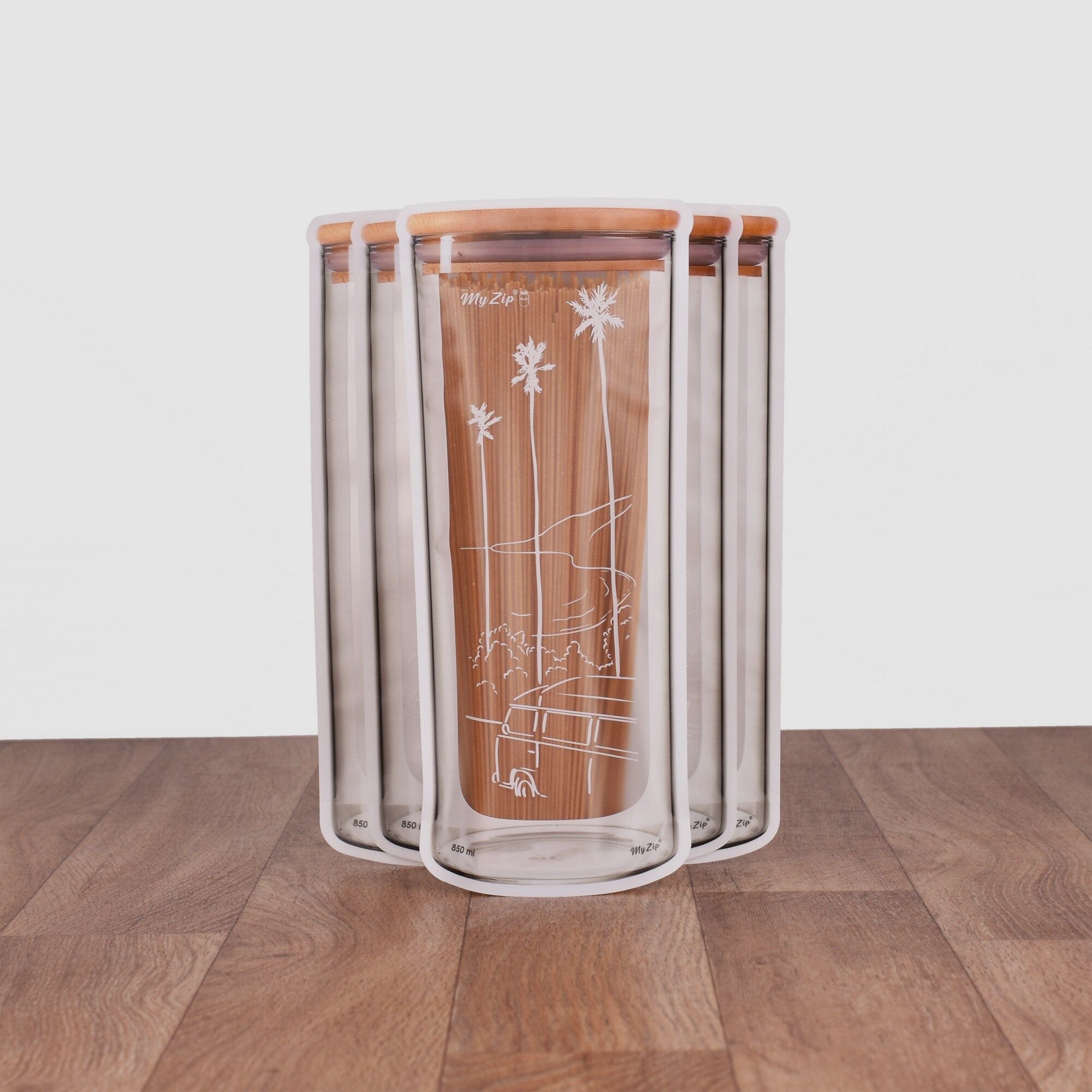 Borsa di stoccaggio Camping, set da 5 pezzi, taglia S – 350 ml, immagine 4 di 8