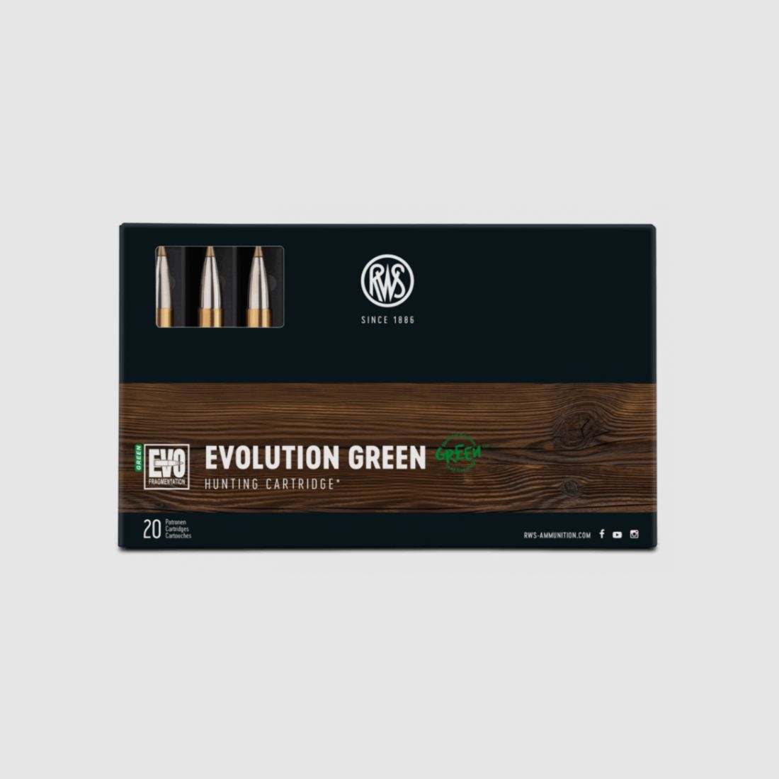 RWS 7x65R Evo Green 8,2 g 127 gr 20 Stk.