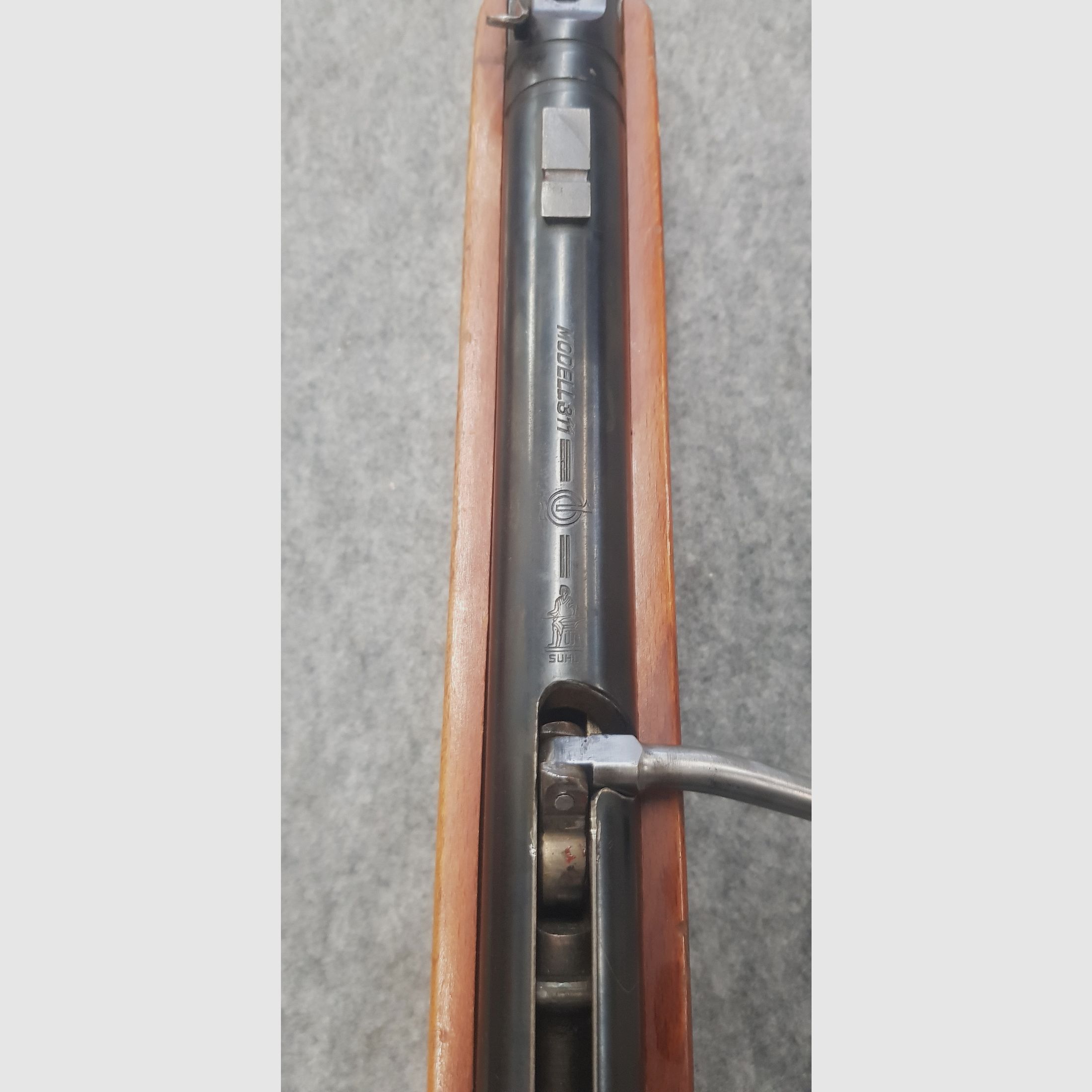Q1 Schräger Korntunnel Halter Haenel Mod. 311  mit Feinabzug und Diopter Durchlader cal. 4,5mm Diabolo
