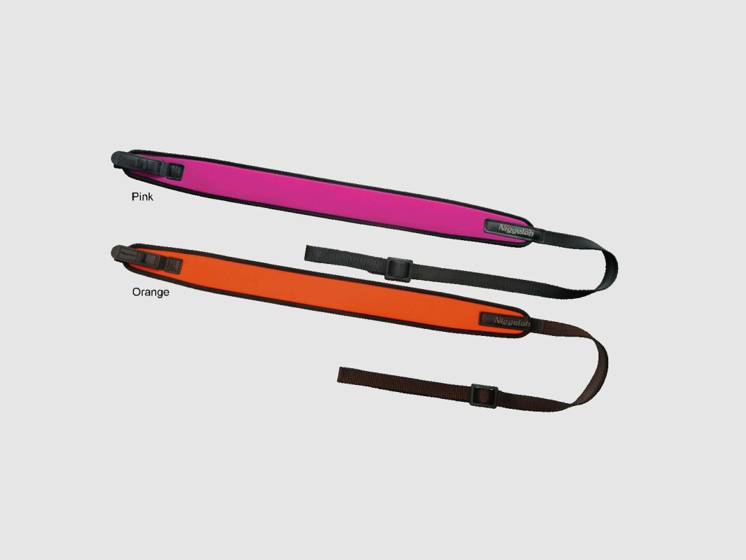 Niggeloh Gewehrgurt Neopren pink mit Schnellverschluss