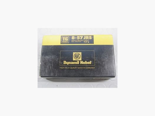 RWS CARTRIDGES 8 X 57 JRS 198 GR