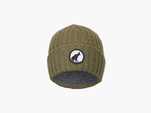 Beanie/cappello lavorato a maglia Menco in verde Menco
