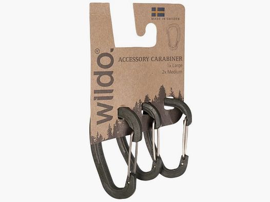 WILDO® KARABINER 3-er SET OLIVE