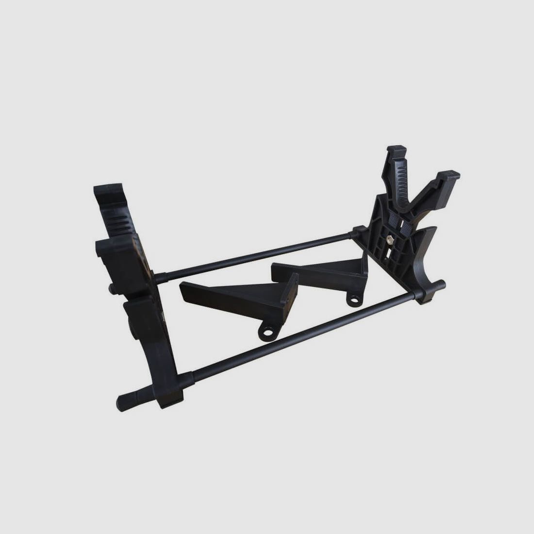 Gun rack made of plastic