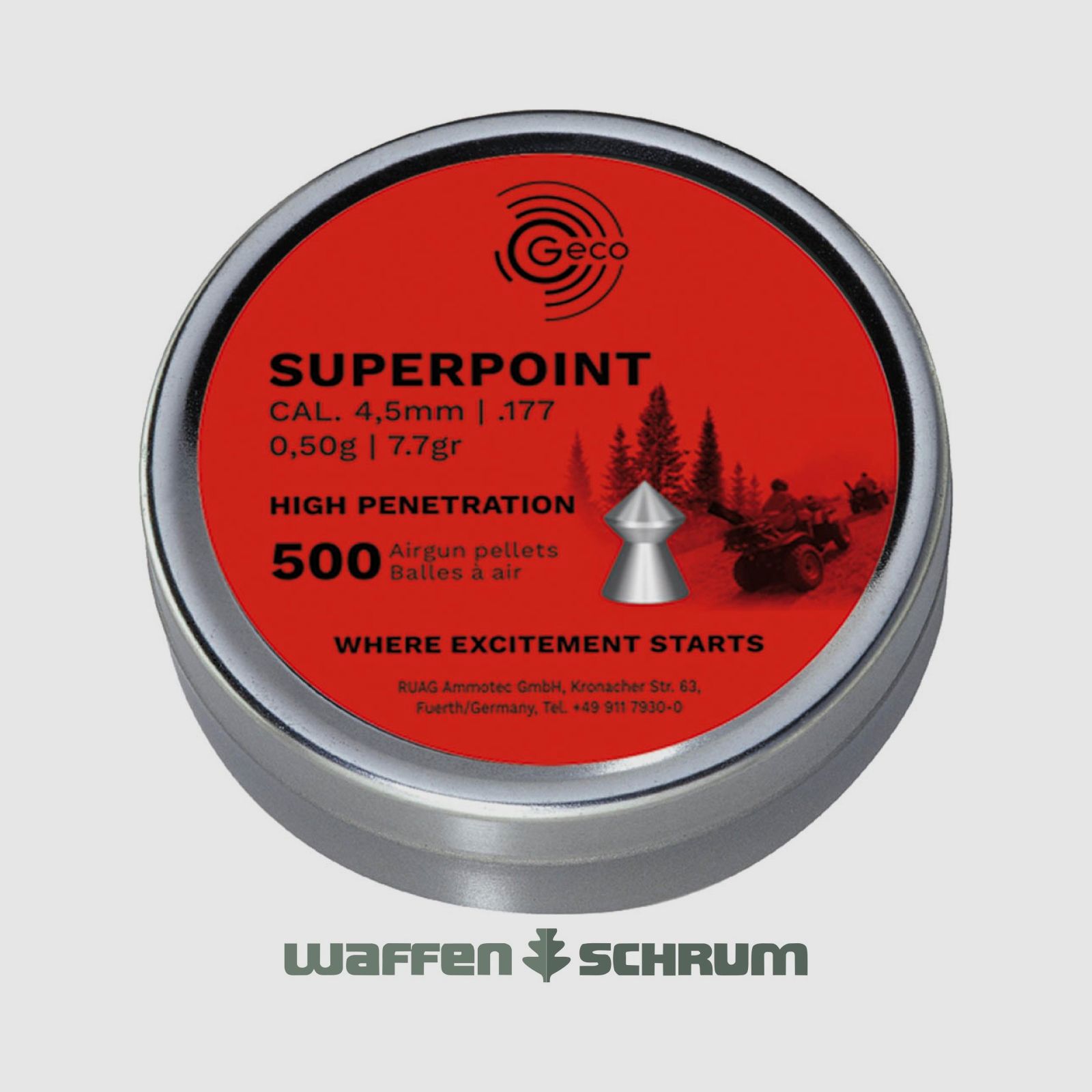 Geco Superpoint 0,5g 4,5mm