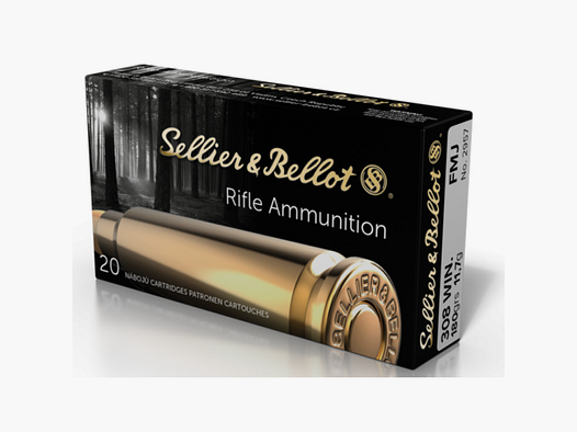 308 Winchester S&B FMJ 180gr VE20